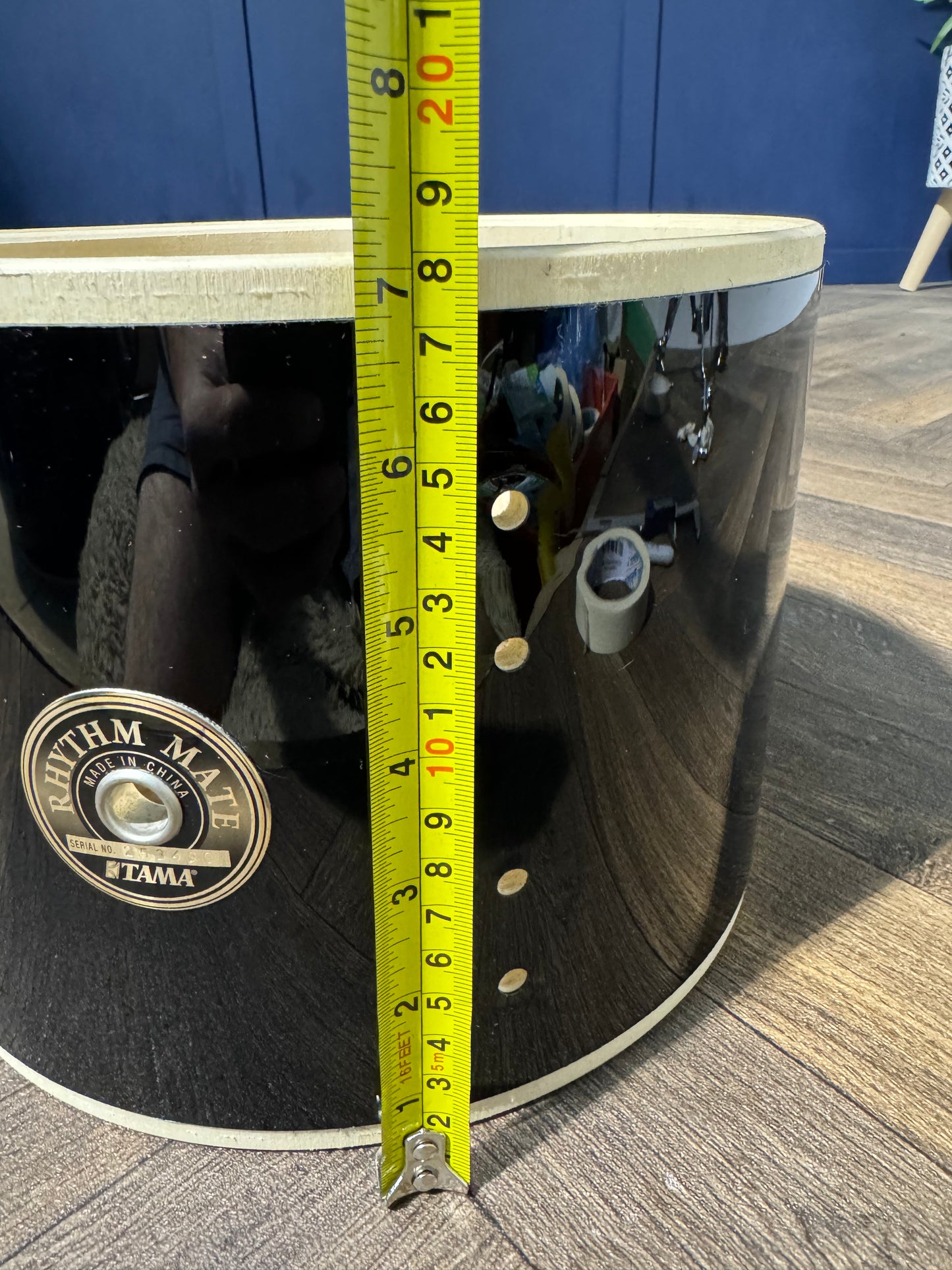 TAMA Rhythm Mate 10”x7” Tom Drum Bare Wood Project / Upcycle #NO24