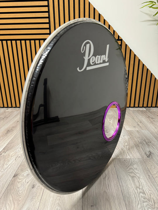 Pearl Resonant Bass 22" Drum Head / Black #OR28