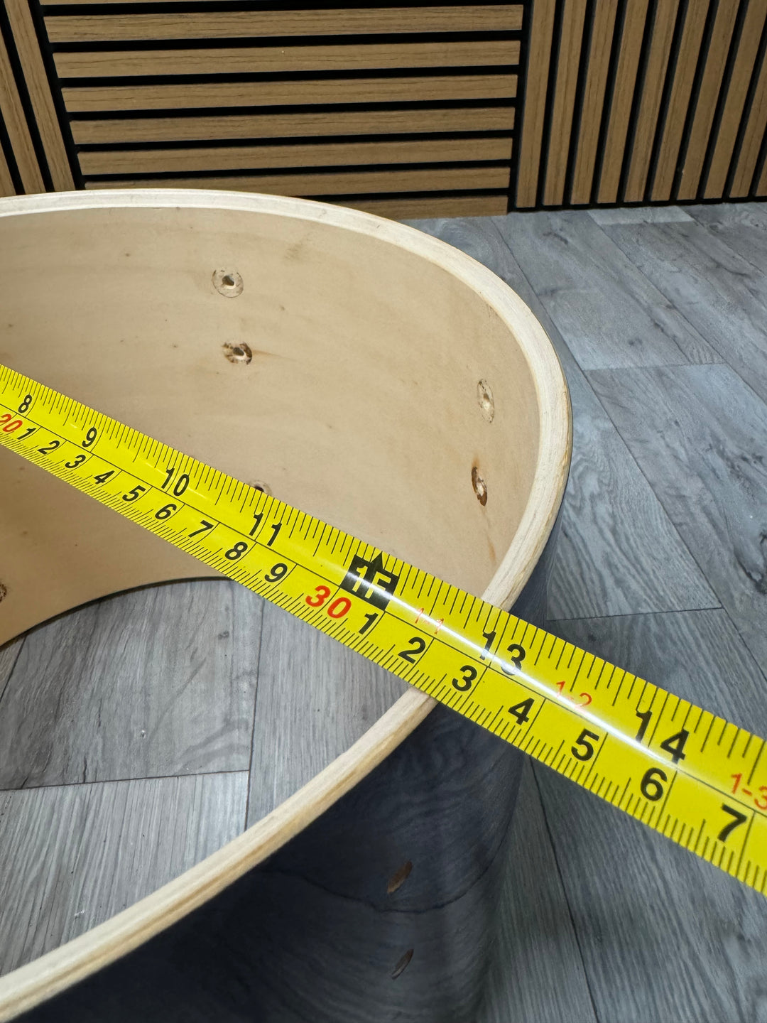 Pearl Export ELX Tom Drum Shell 13”x10” Bare Wood Project #OR31