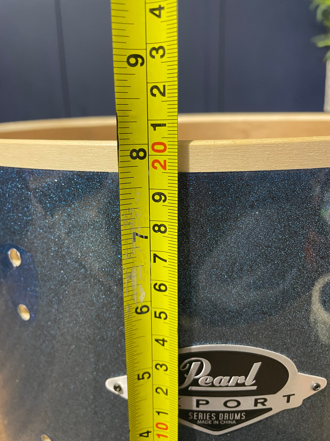 Pearl Export EXX Tom Drum Shell 12”x8” Bare Wood #NN46