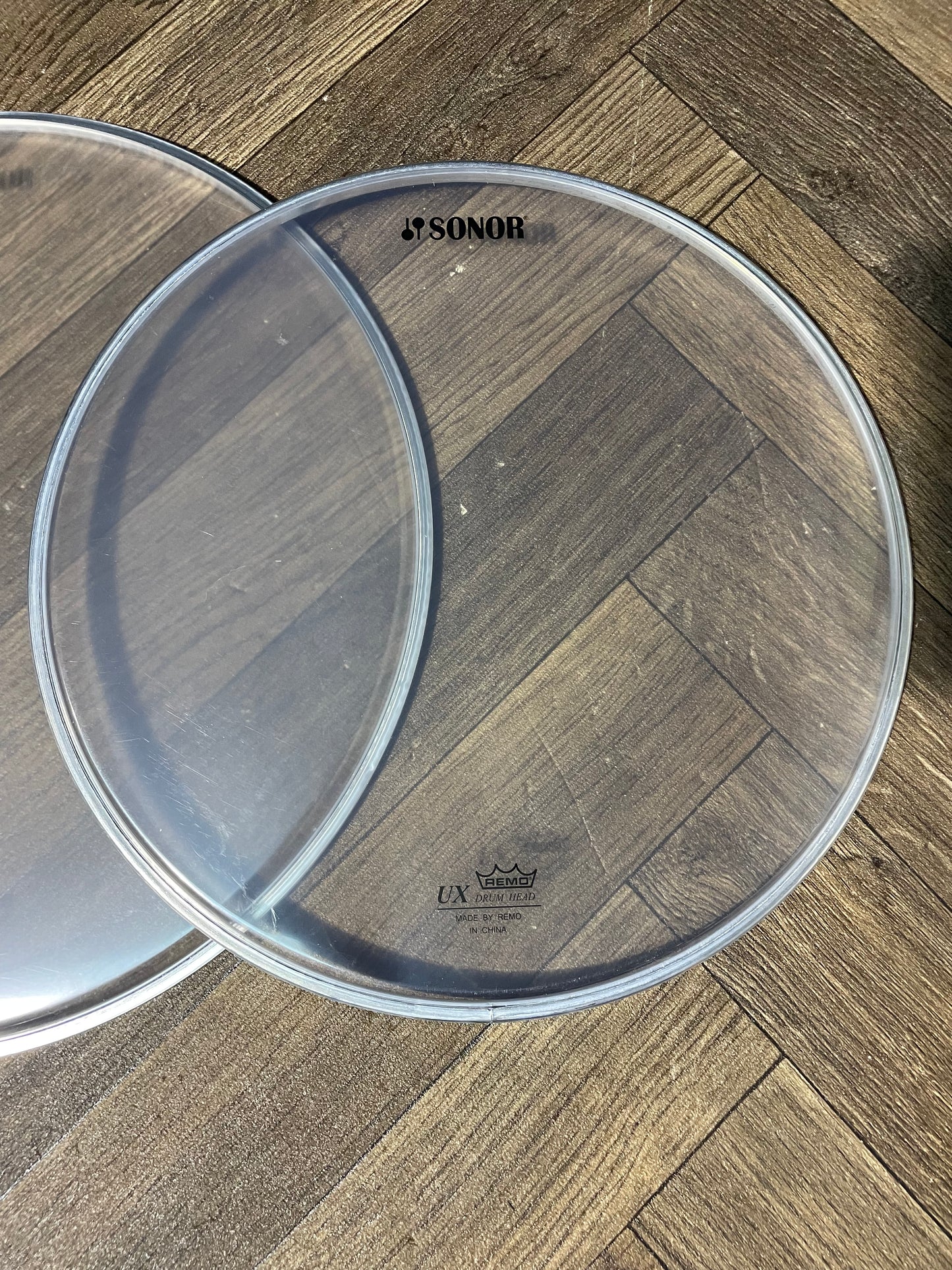 Sonor by Remo Resonant Tom Fusion Size Drum Heads Skins Set Of 3 #NV9