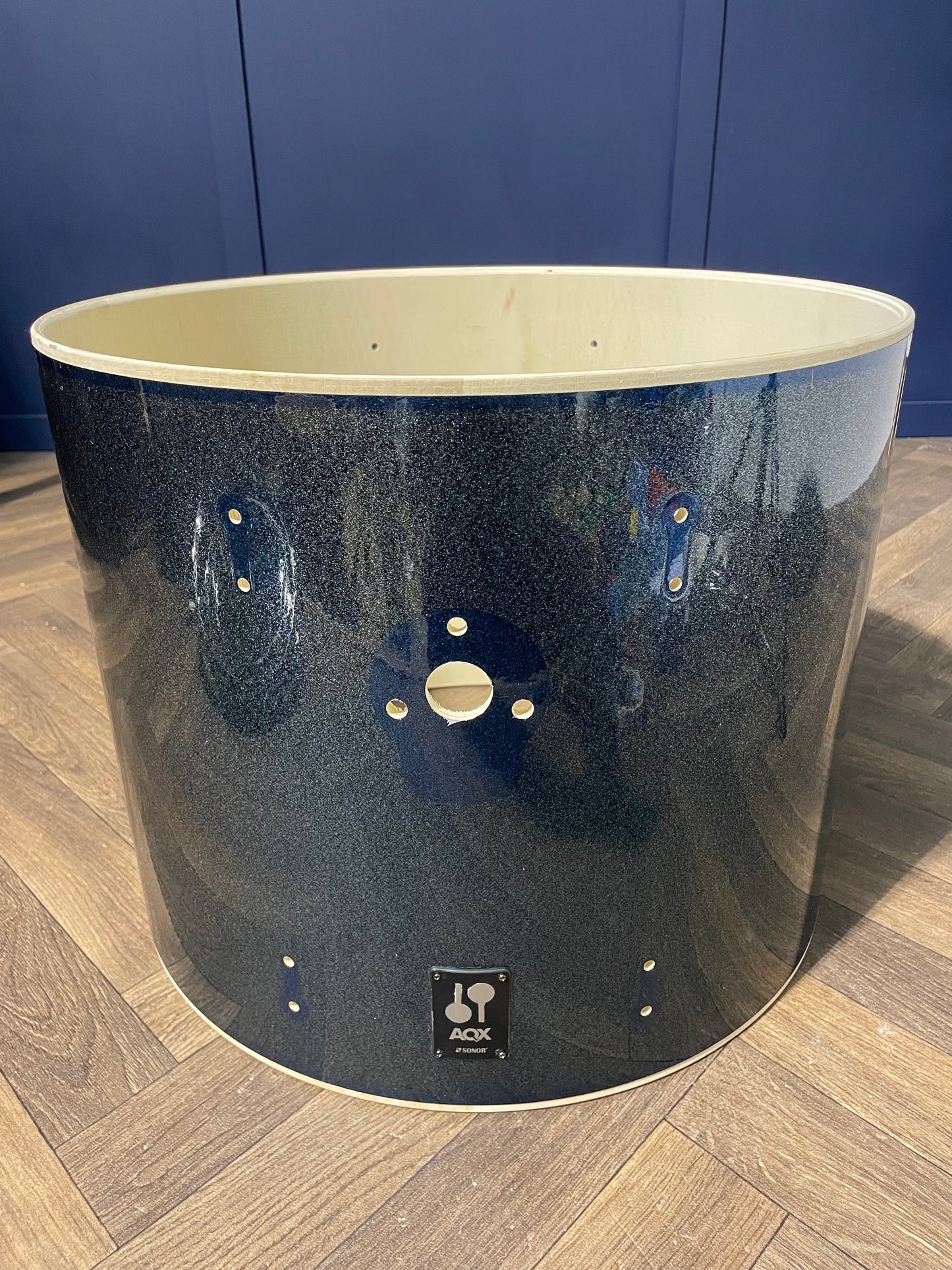SONOR AQX Bass Drum Shell 20”x16” Bare Wood Project / Upcycle #NV26
