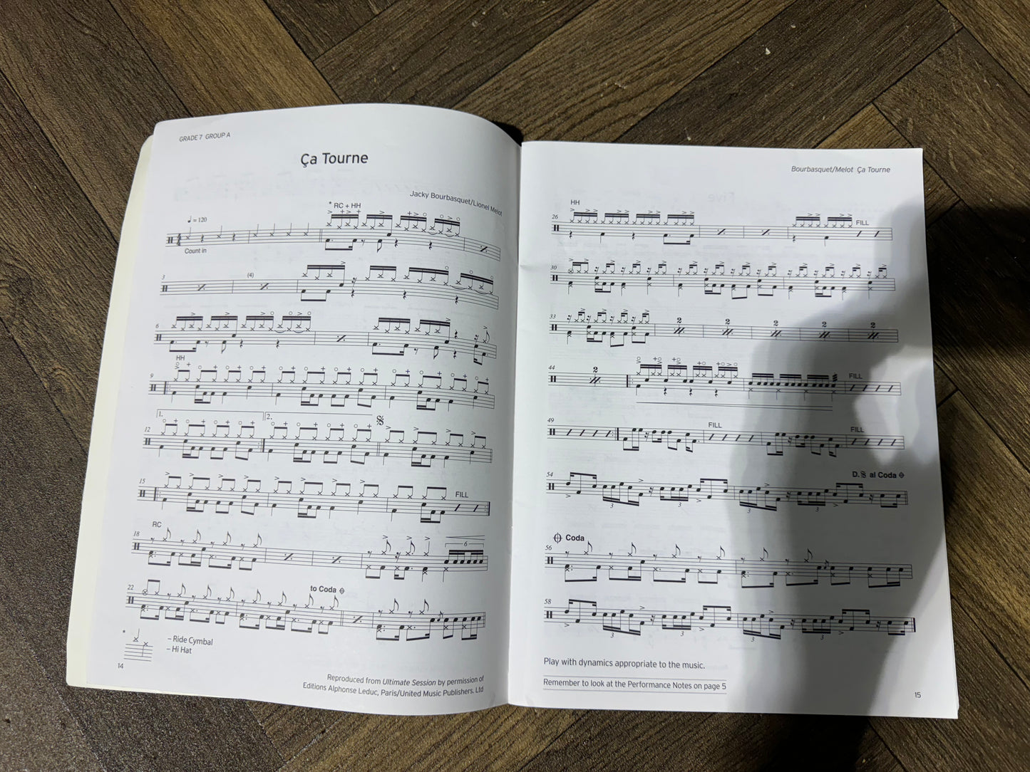 Trinity Drums Grade 4 Drum Book Pieces & Studies / Music Notation #MV
