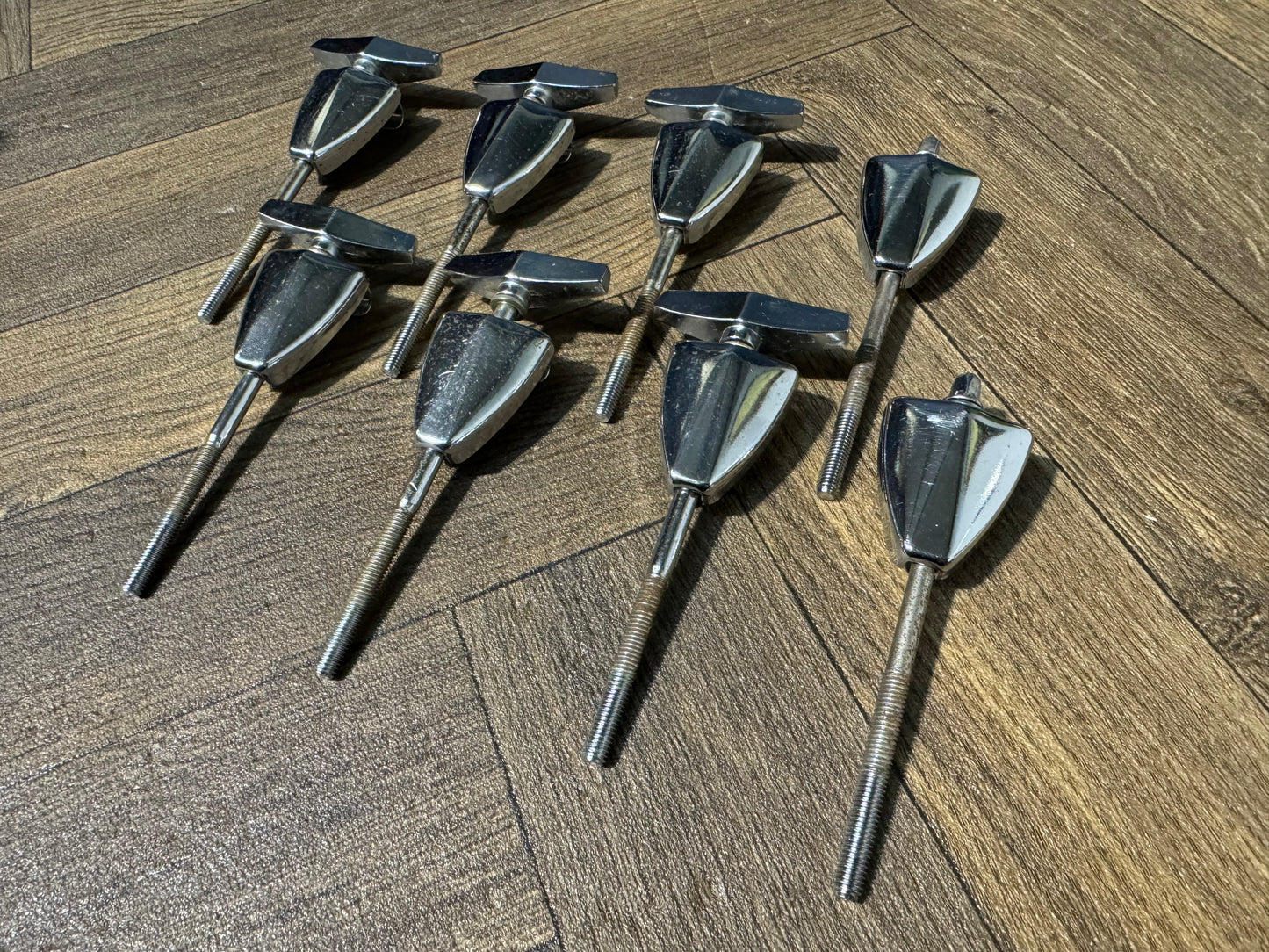 Pearl Bass Drum Tension Rods And Claws Drum Hardware/Spares x8 #NQ73