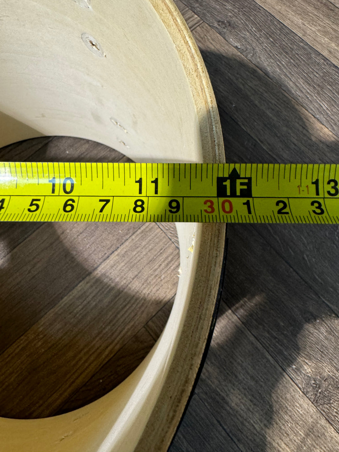 Pearl Export Tom Drum Shell 12”x10” Bare Wood #NQ92