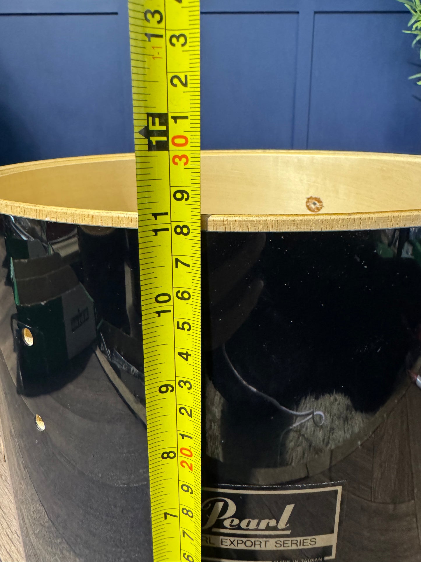 Pearl Export Tom Drum Shell 13”x11” Bare Wood #NQ93