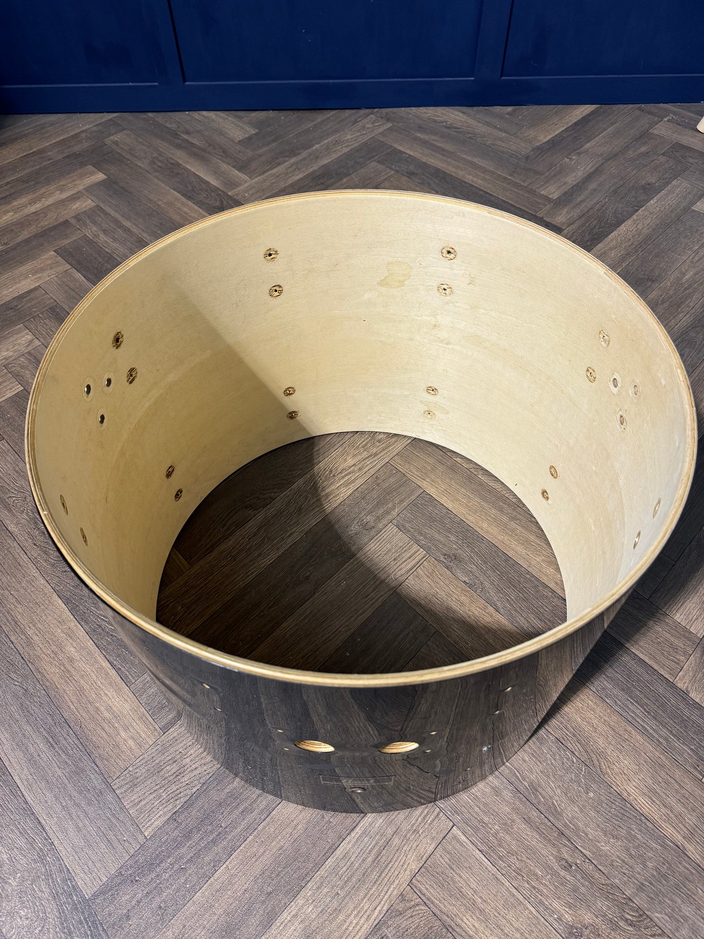 Pearl Export Bass Drum Shell 22”x16” Bare Wood Project / Upcycle #NQ95