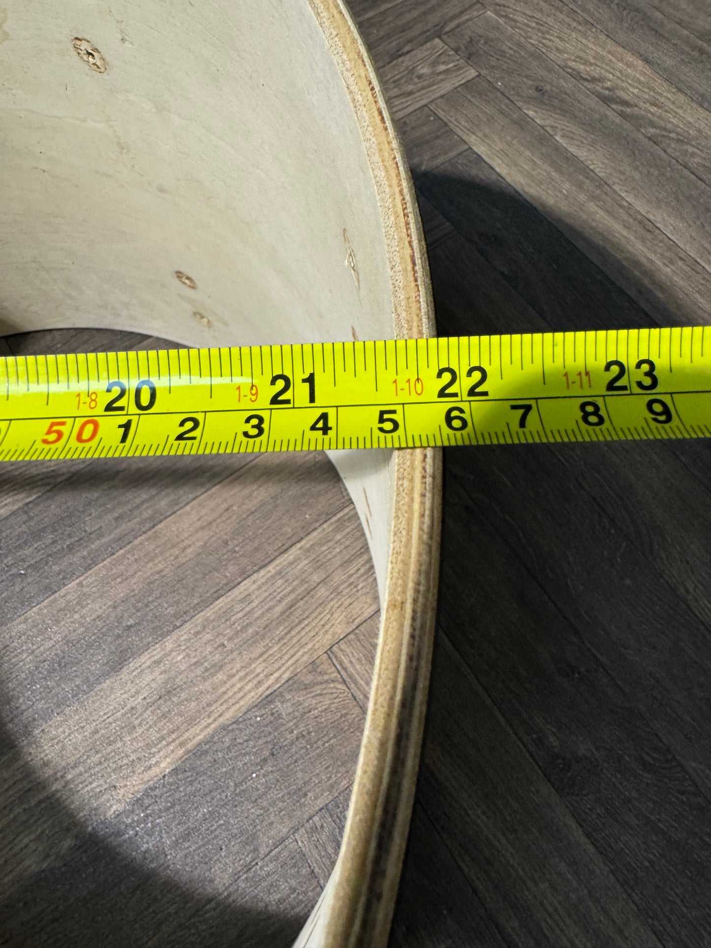 Pearl Export Bass Drum Shell 22”x16” Bare Wood Project / Upcycle #NQ95