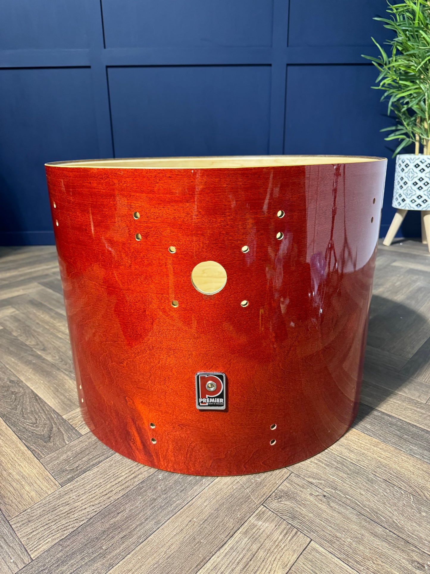 Premier Vitria Bass Drum Shell 22”x17” Bare Wood Project / Upcycle #NQ96