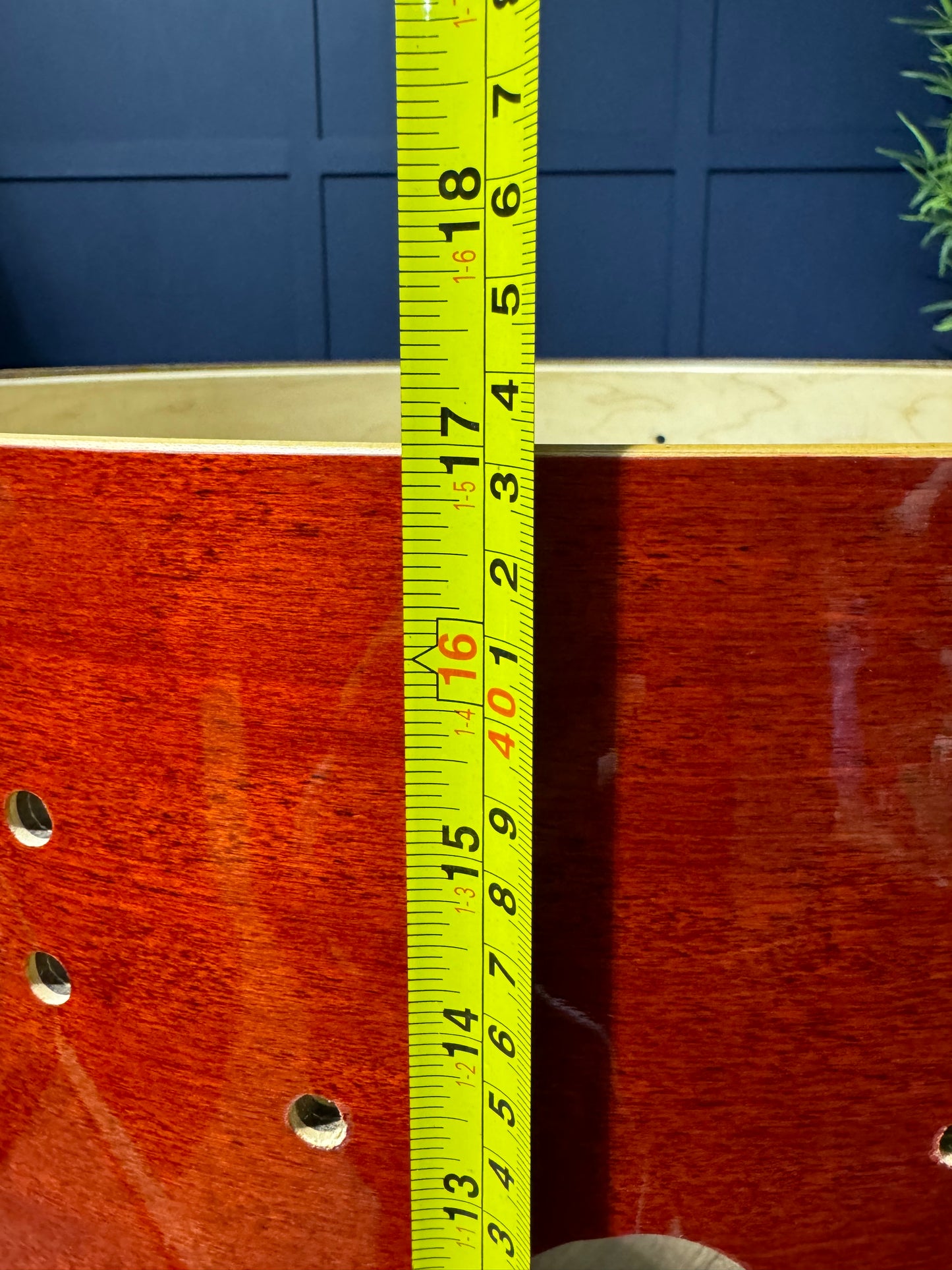 Premier Vitria Bass Drum Shell 22”x17” Bare Wood Project / Upcycle #NQ96