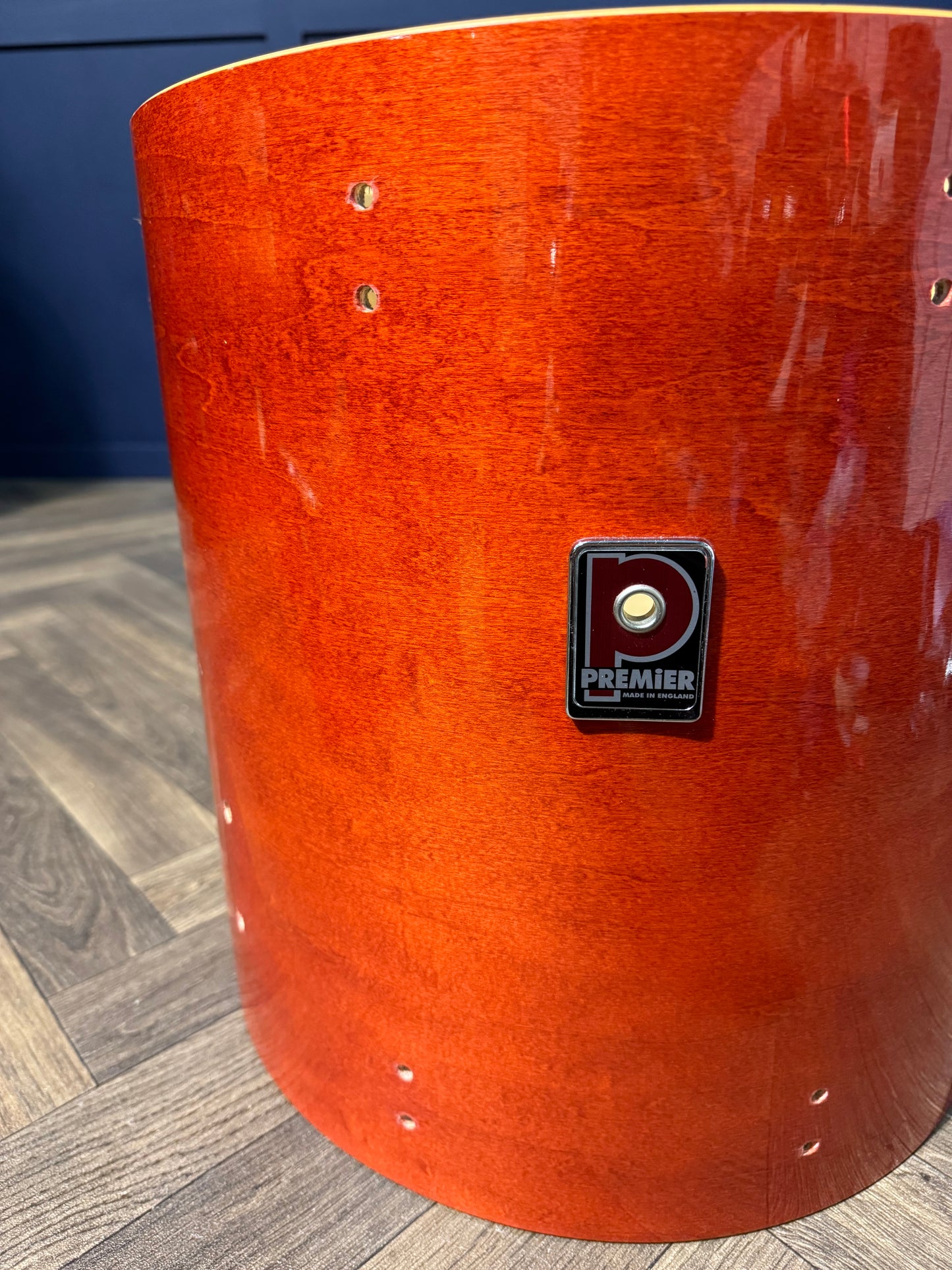 Premier Vitria Floor Tom Drum Shell 16”x16” Bare Wood Project #NQ97