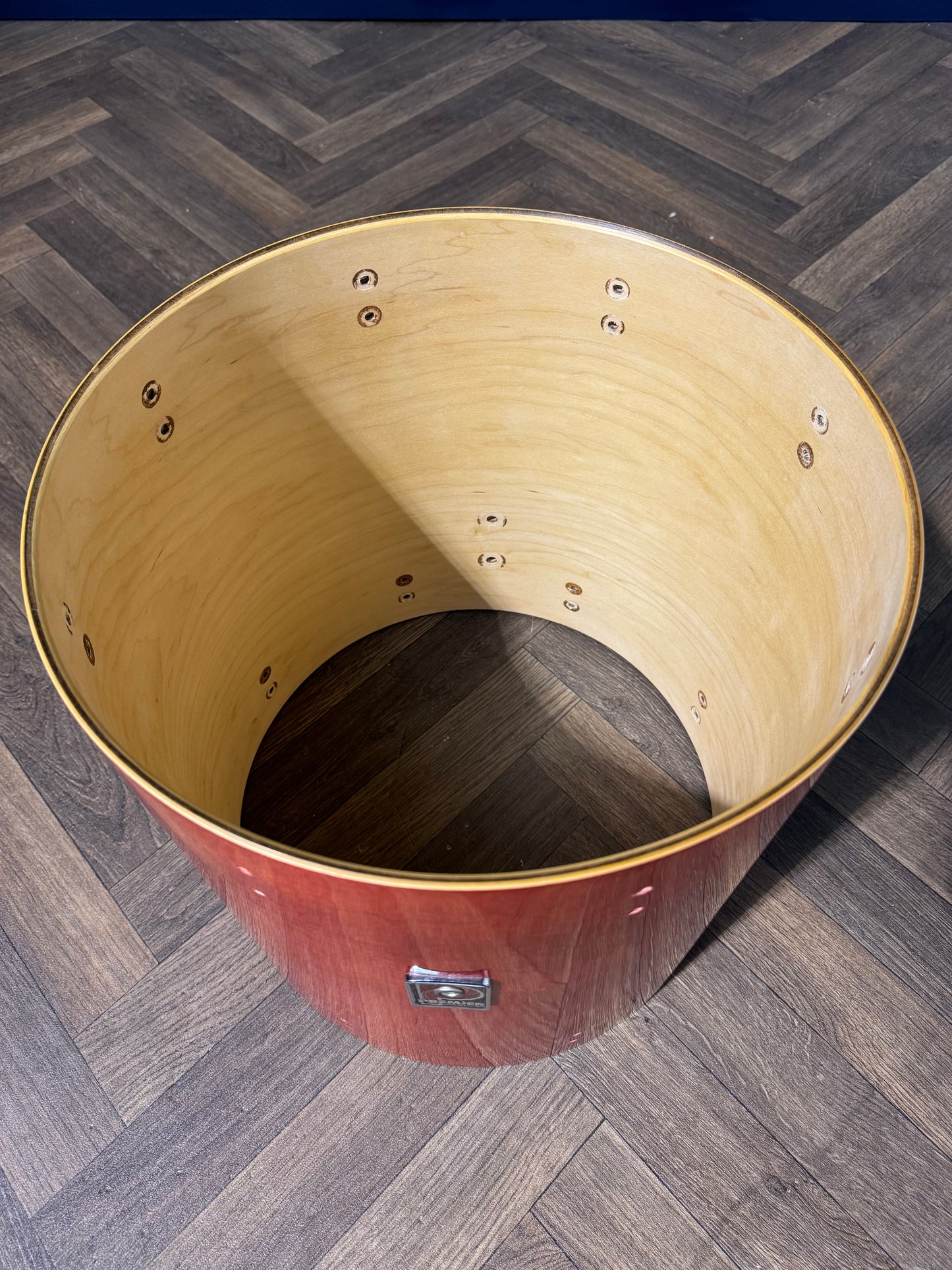 Premier Vitria Floor Tom Drum Shell 16”x16” Bare Wood Project #NQ97