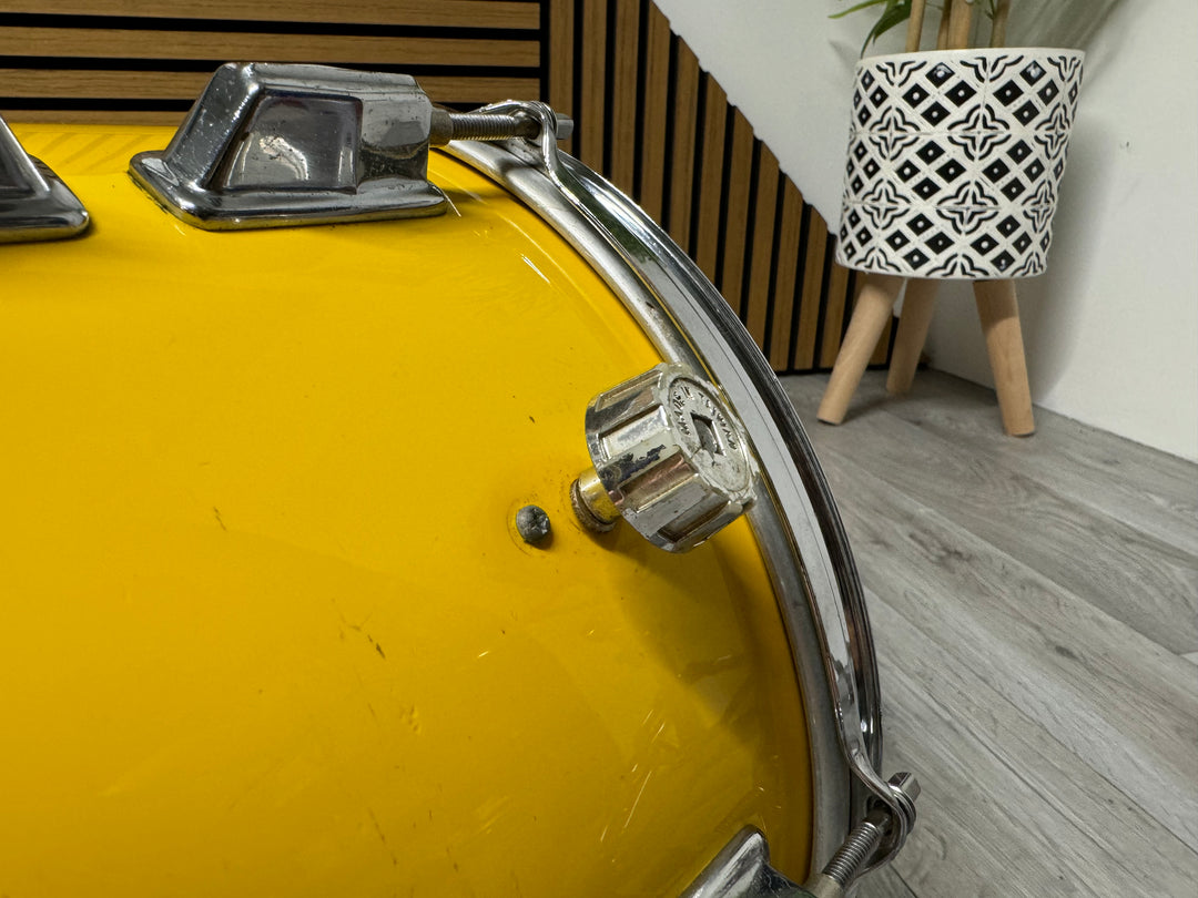 Pearl 70's 13"x 9" Rack Tom Drum / Drum Hardware / Yellow #OF87