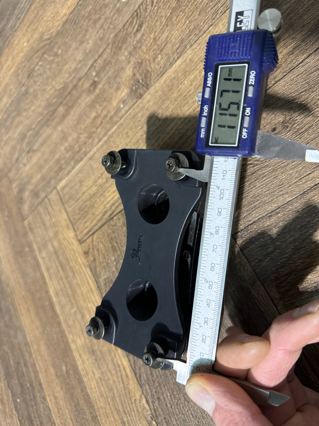 Pearl Vision Bass Drum 22mm Tom Arm Holder Mount Hardware / Black #MX49