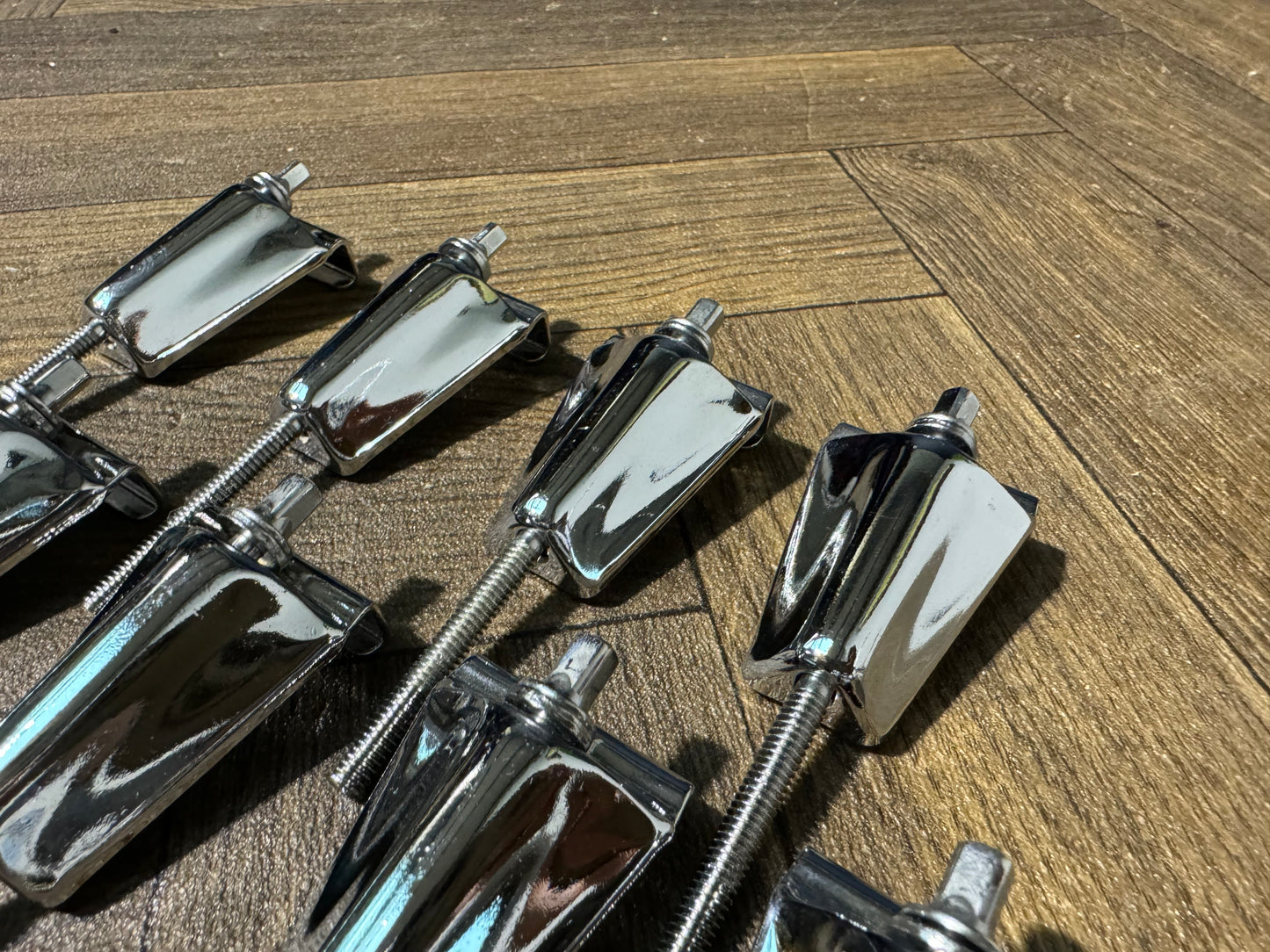 TAMA Bass Drum Tension Rods & Claws Drum Hardware/Spares x8 #NS22