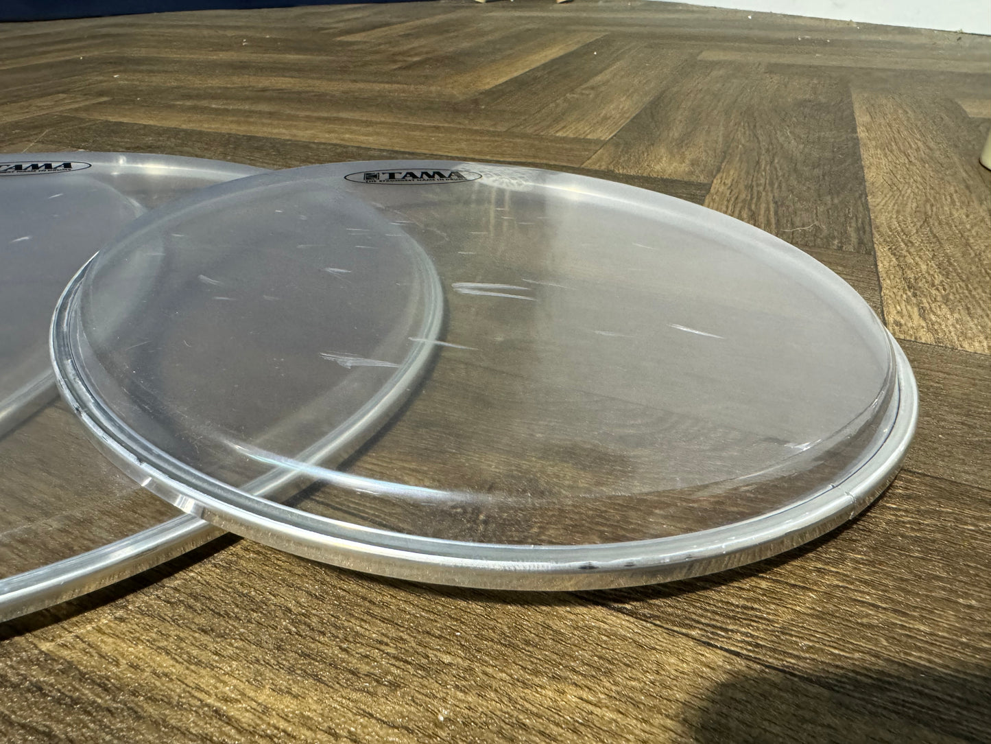 TAMA Clear Tom Rock Fusion Size Drum Heads Skins Set Of 3 #NS26