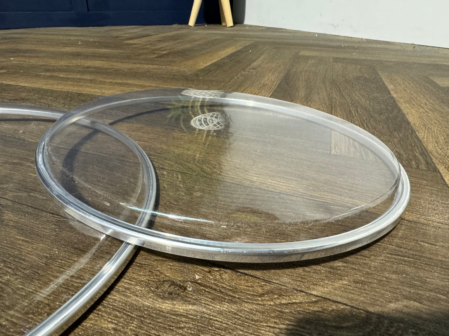 Clear Resonant Tom Rock Fusion Size Drum Heads Skins Set Of 3 #NS27