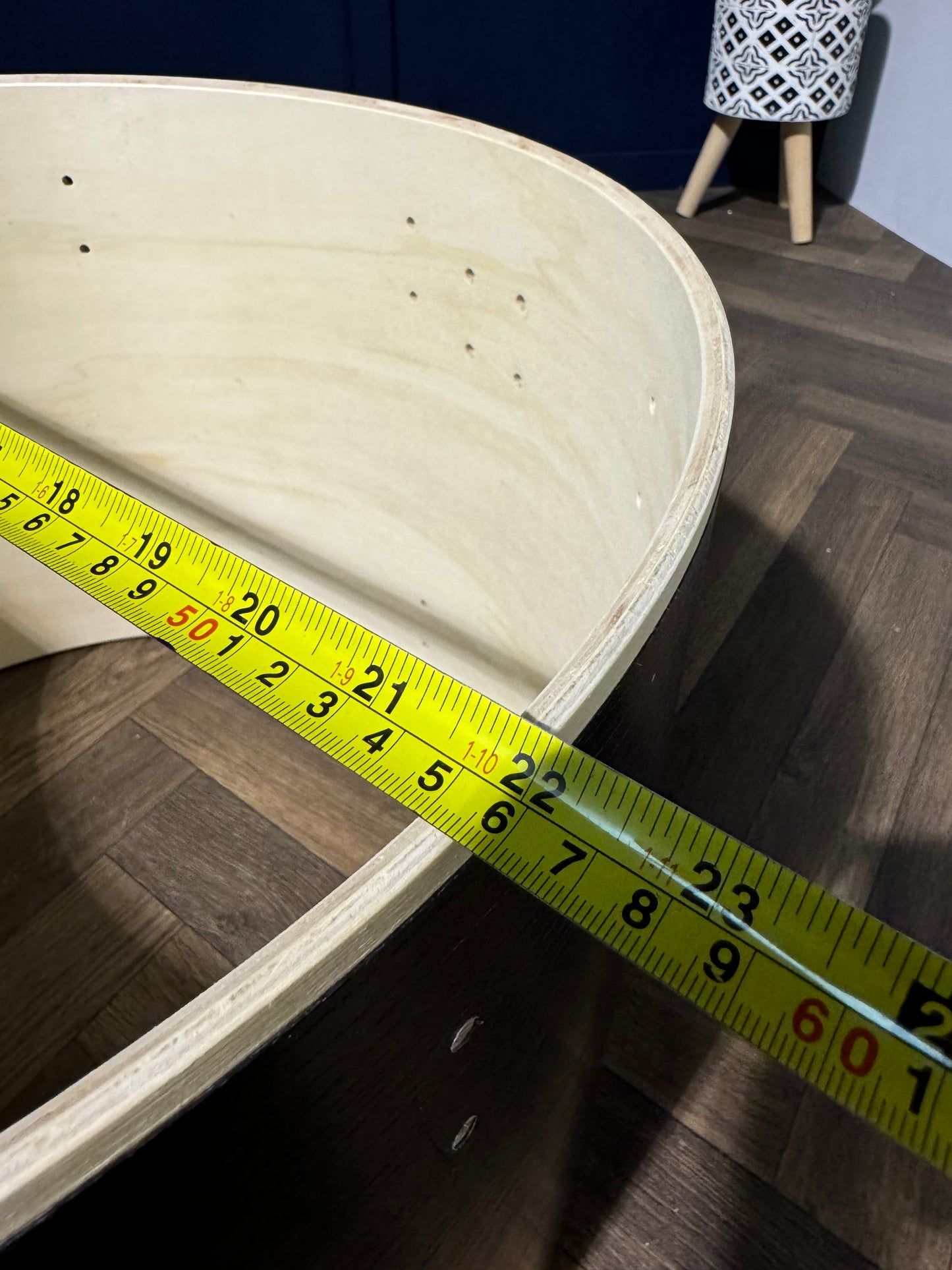 TAMA Imperialstar Bass Drum Shell 22”x16” Bare Wood Project / Upcycle #NS32