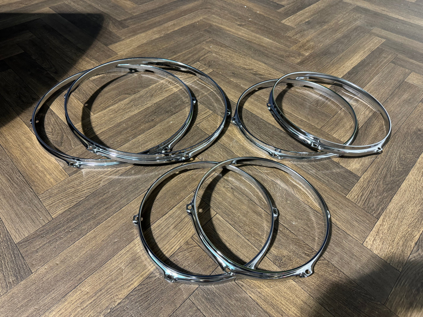 TAMA Tom Drum Hoop Set Rims x6 / 16" 12" 10" / Hardware #NS38