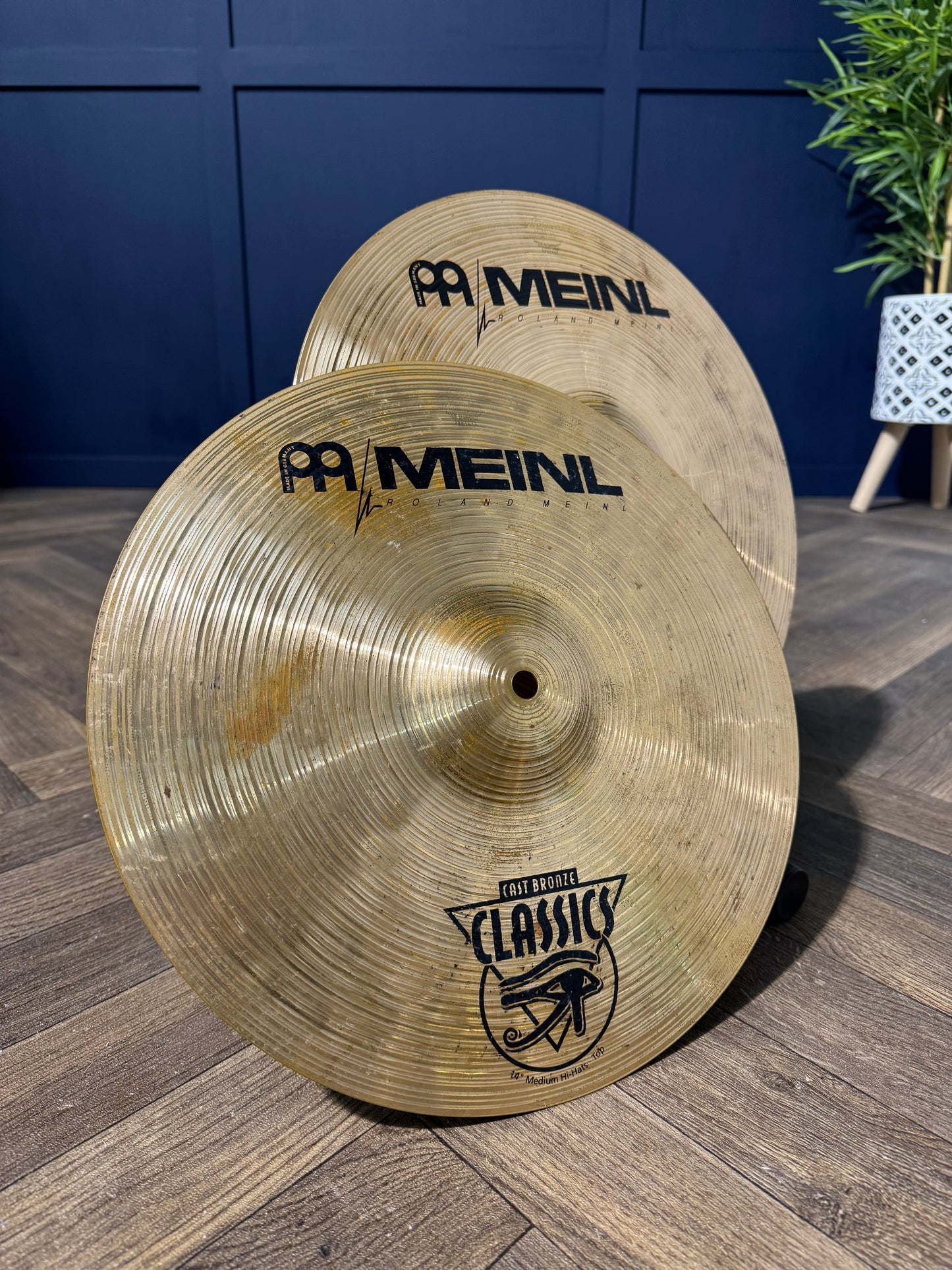 Meinl Classics Medium 14”/36cm Hi Hat Cymbals (Pair) #MY12