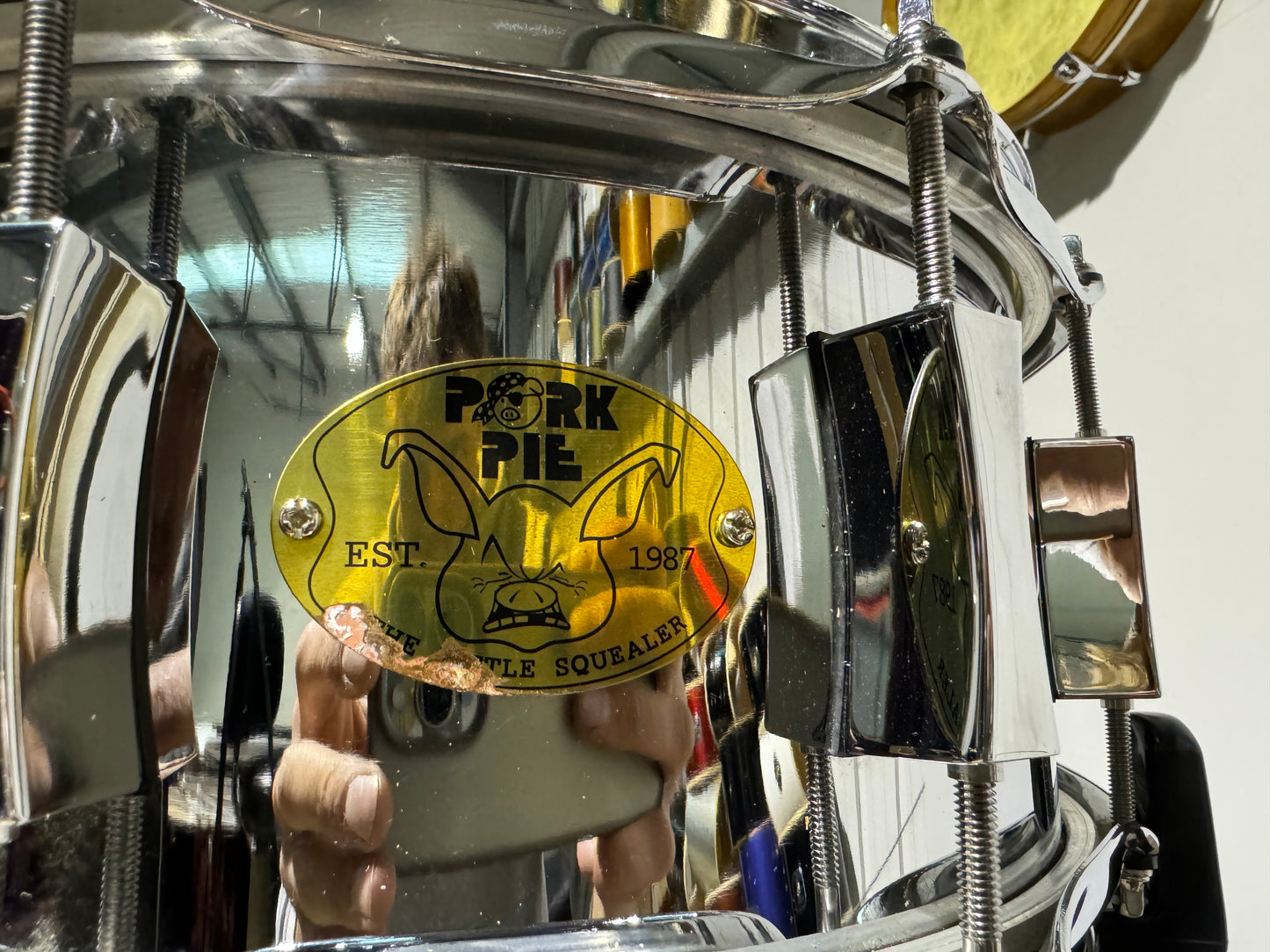 Pork Pie 'Little Squealer' 14” x 6” Snare Drum / 10-Lug / Steel Shell Snare #NS56