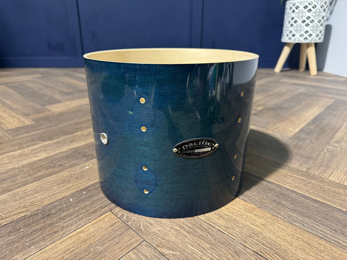 PDP Pacific LX Maple 10”x8” Tom Drum Shell Bare Wood #MY35