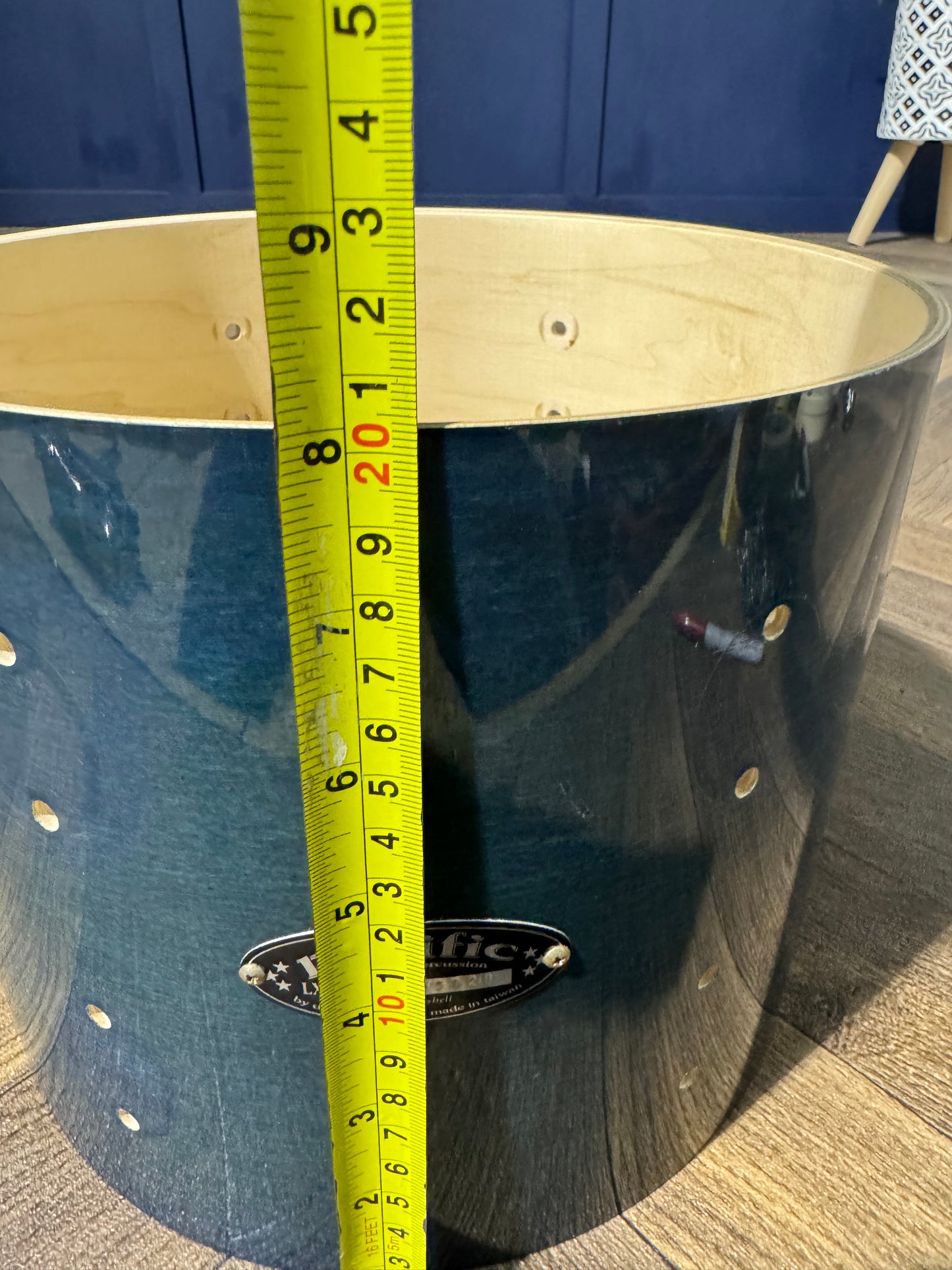PDP Pacific LX Maple 10”x8” Tom Drum Shell Bare Wood #MY35