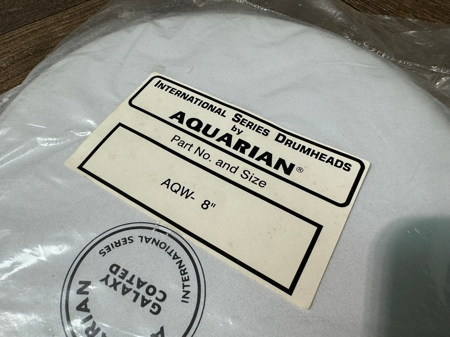 Aquarian Galaxy Coated 8" Tom Drum Head / White #AA11