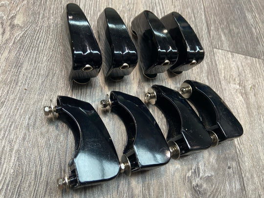 Pearl Export Black Bass Drum Spares Lugs 50mm Hardware  Set Of 8 #EK99/BG9