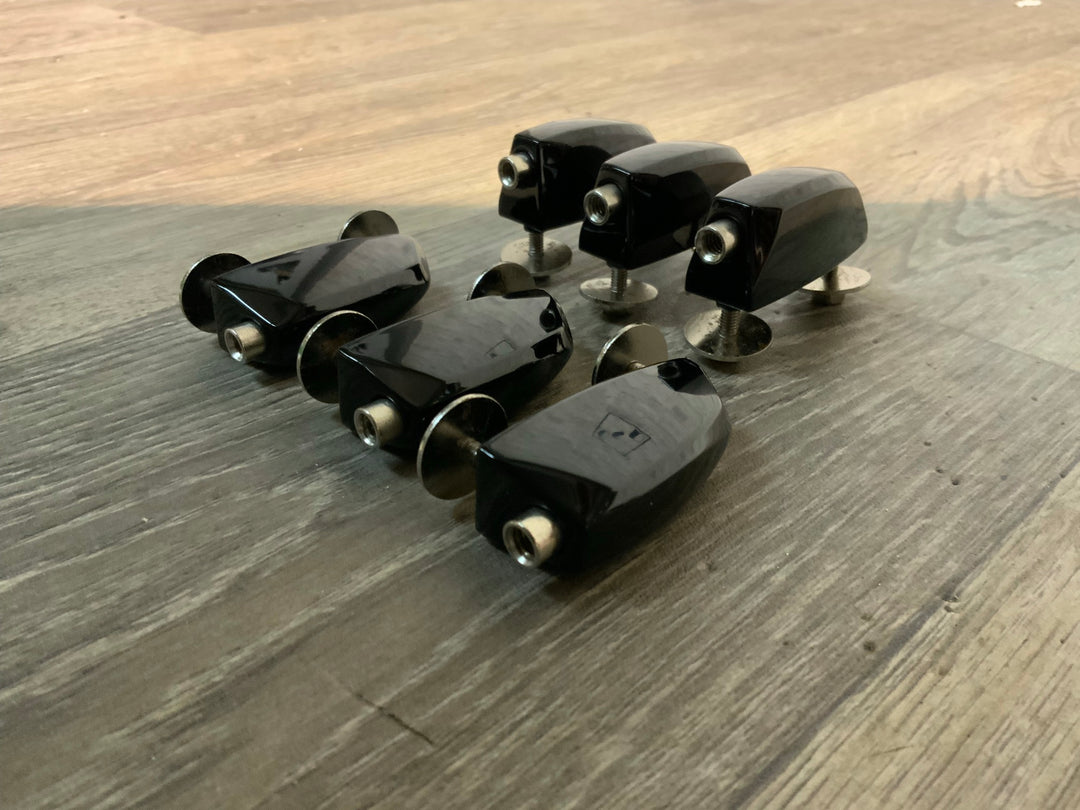 Pearl RL-10 Black Tom Drum Spares Lugs 40mm Hardware Set Of 6 #GM207/JA187