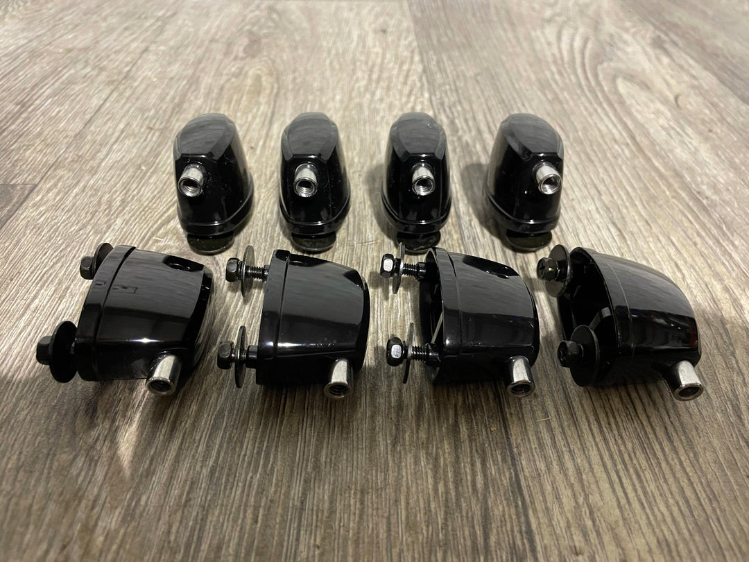 Pearl Forum Black Bass Drum Spares Lugs 32mm Hardware Set Of 8 #BC21/GI68/IJ34/LU162