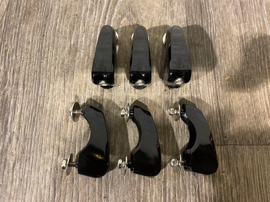 Pearl Export Black Tom Drum Spares Lugs 40mm Hardware  Set Of 6 #LU040/BG10