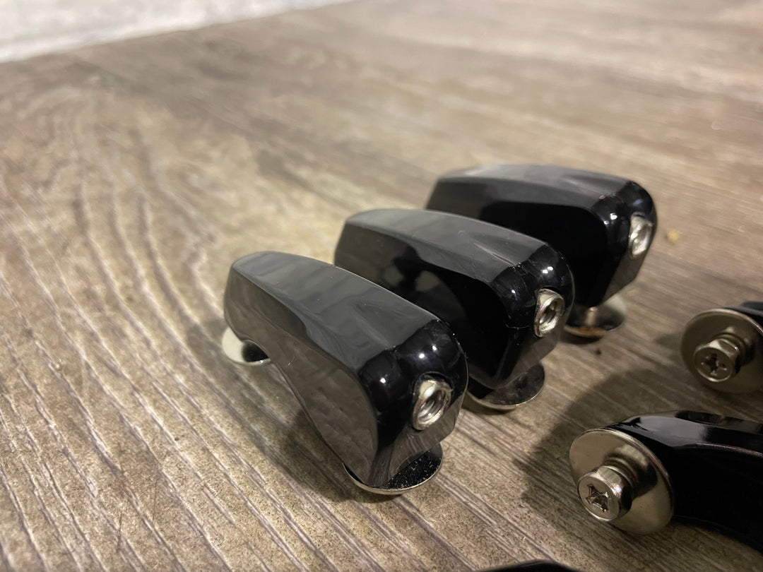 Pearl Export Black Tom Drum Spares Lugs 40mm Hardware  Set Of 6 #LU040/BG10