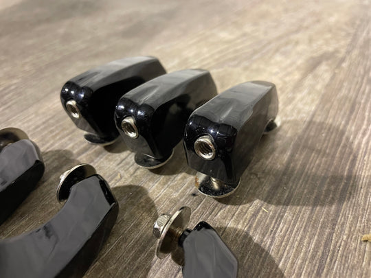 Pearl Export Black Tom Drum Spares Lugs 40mm Hardware  Set Of 6 #LU040/BG10