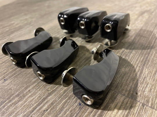 Pearl Export Black Tom Drum Spares Lugs 40mm Hardware  Set Of 6 #LU040/BG10