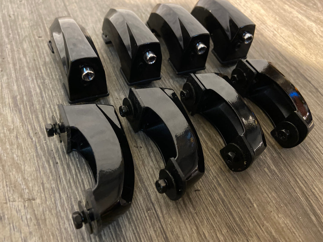 Pearl Vision Black Bass Drum Spares Lugs 52mm Hardware  Set Of 8 #LU771/GM88/HF63/IB58