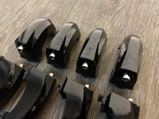 Pearl Vision Black Bass Drum Spares Lugs 52mm Hardware  Set Of 8 #LU771/GM88/HF63/IB58