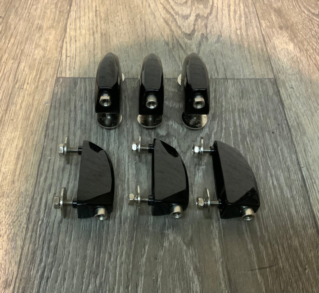 Pearl RL-10 Black Tom Drum Spares Lugs 40mm Hardware Set Of 6 #GM207/JA187