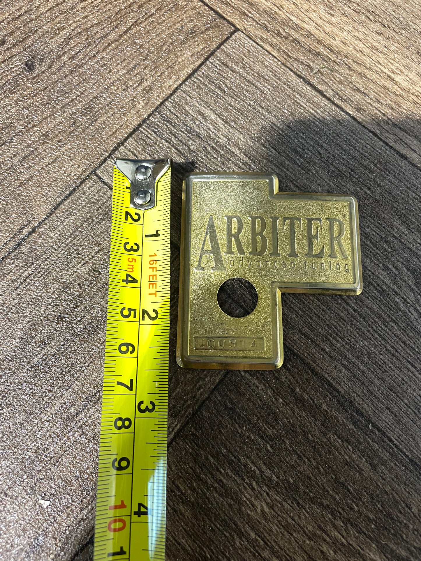 Vintage Arbiter Drum Badge / Drum Accessory