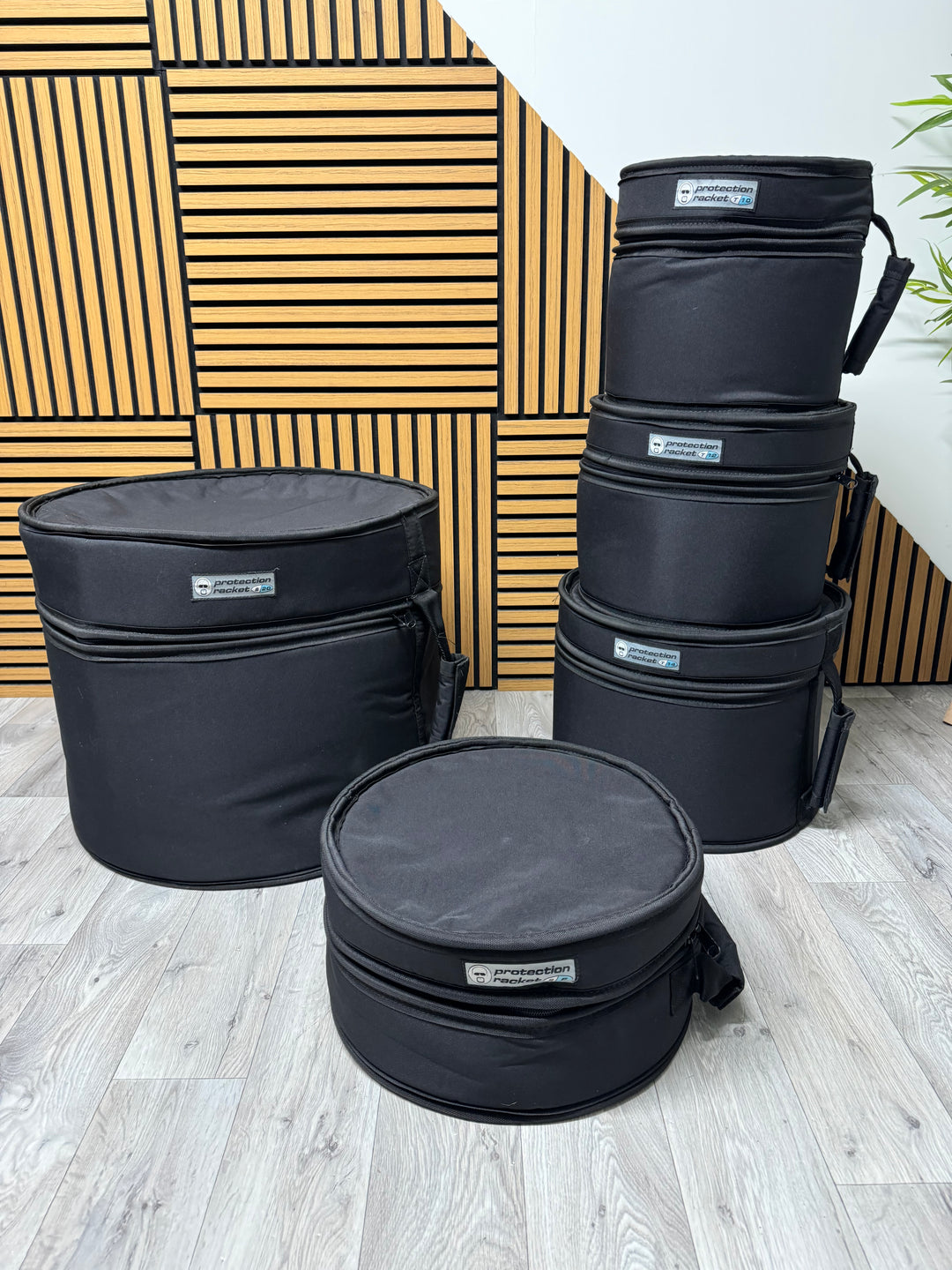 Protection Racket Drum Case Set x5 / Carry Case / Protection Cases  #WX1