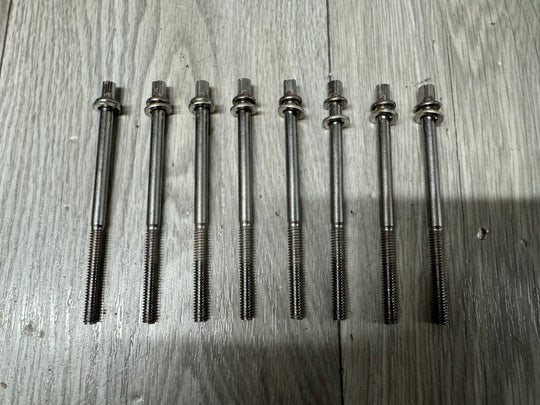 Tama Drum Tension Rods 95mm Screws Tom Hardware Spares x8 #VJ12