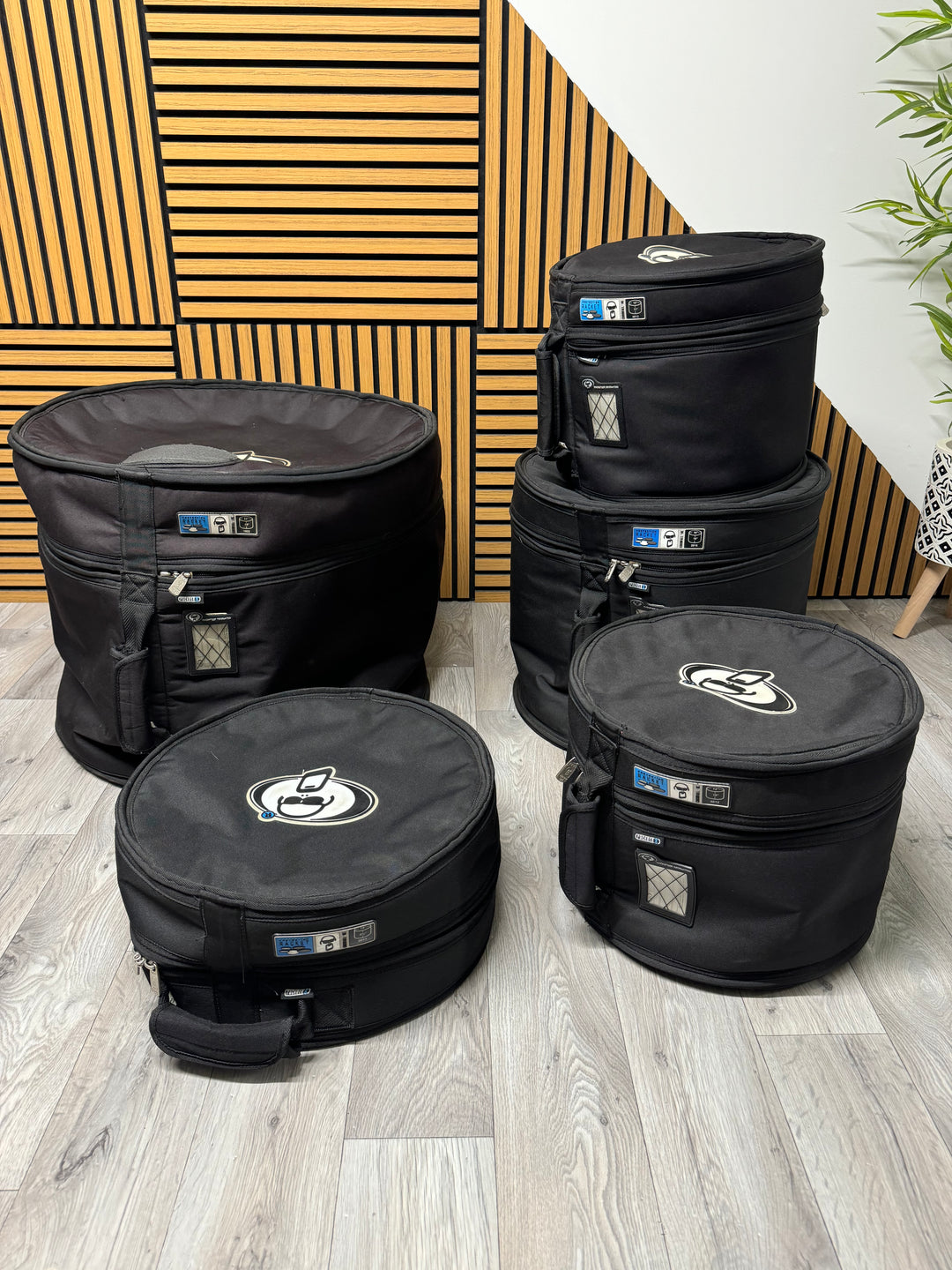 Protection Racket Drum Case Set x5 / Carry Case / Protection Cases  #WX2