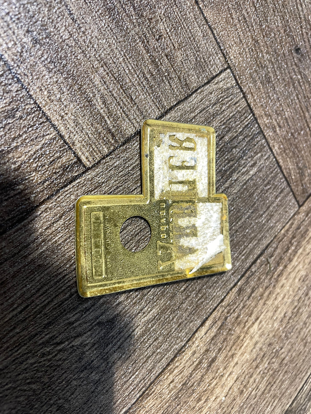 Vintage Arbiter Drum Badge / Drum Accessory