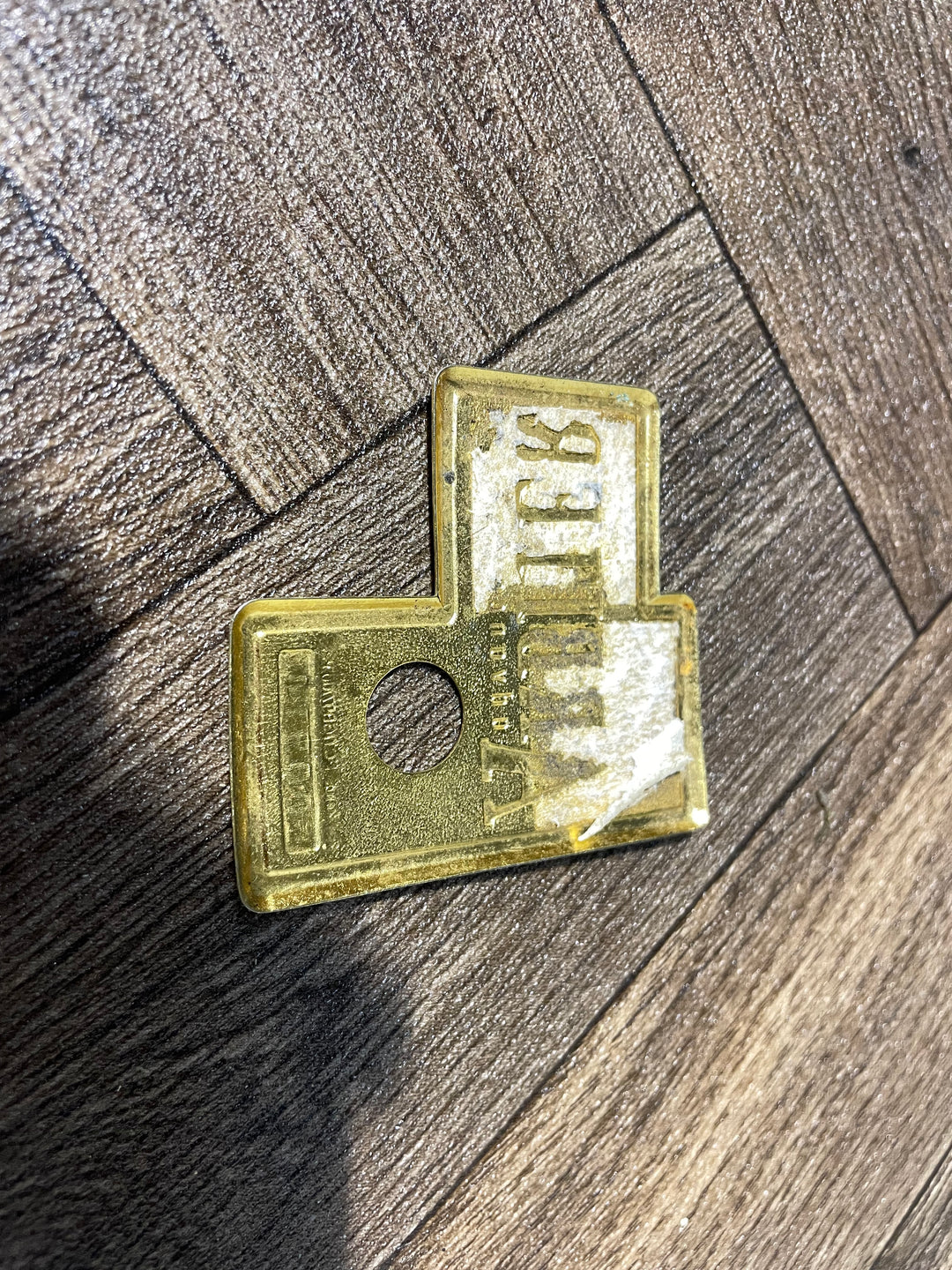 Vintage Arbiter Drum Badge / Drum Accessory