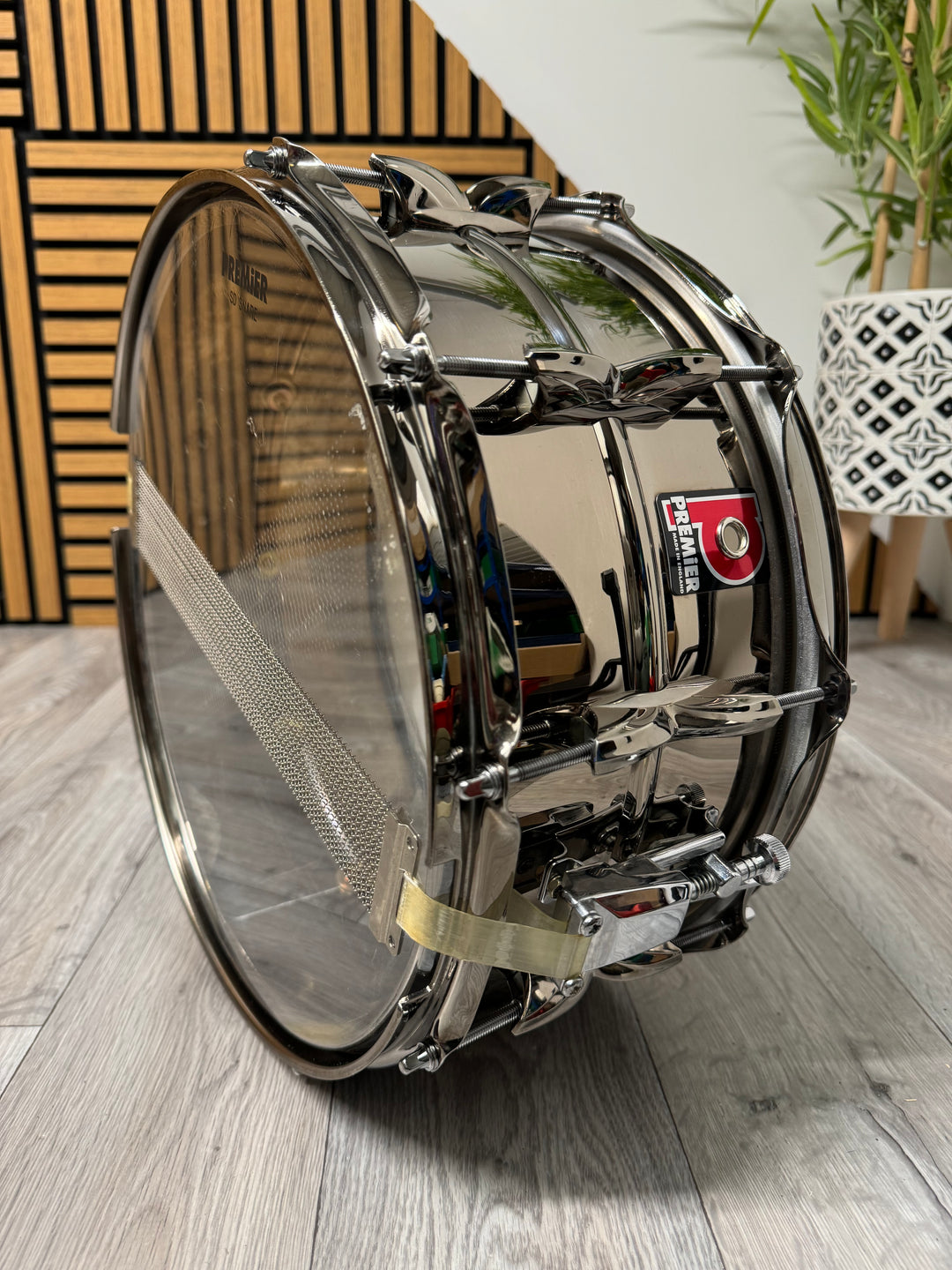 Premier COS 14” x 6.5” Snare Drum / 10-Lug / Dark Chrome #OT3