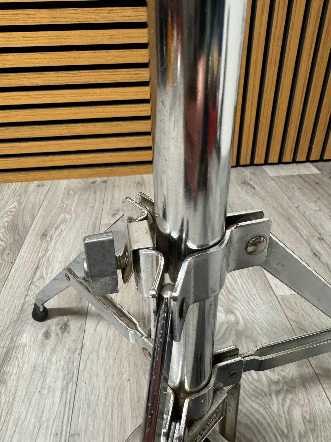 Vintage Rogers Memriloc Hi Hat Cymbal Stand Single Braced / Hardware #OV82