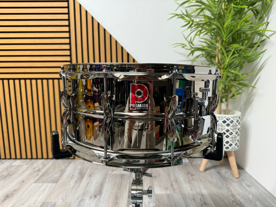 Premier COS 14” x 6.5” Snare Drum / 10-Lug / Dark Chrome #OT3