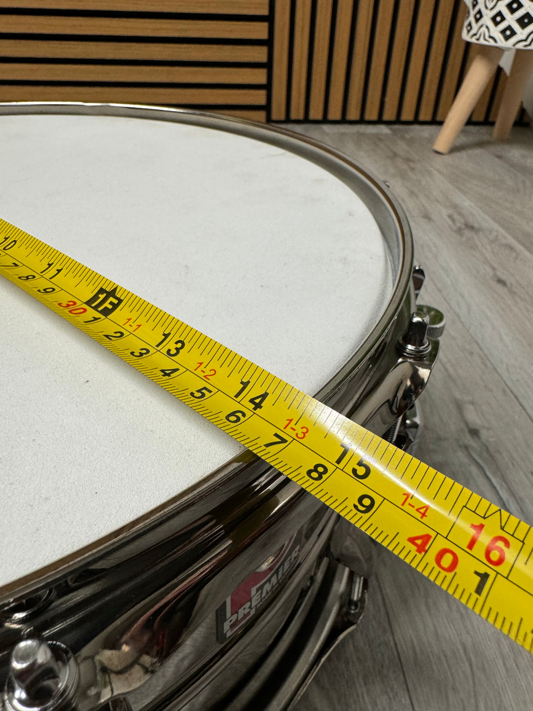 Premier COS 14” x 6.5” Snare Drum / 10-Lug / Dark Chrome #OT3