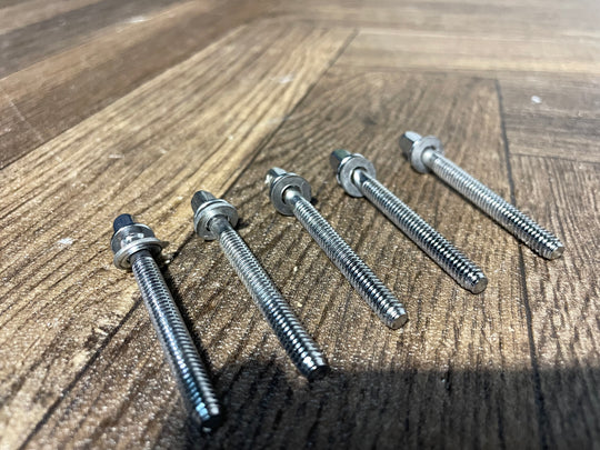 Gretsch Drum Tension Rods 59mm Screws Tom Hardware Accessory Spares x5 #LD97