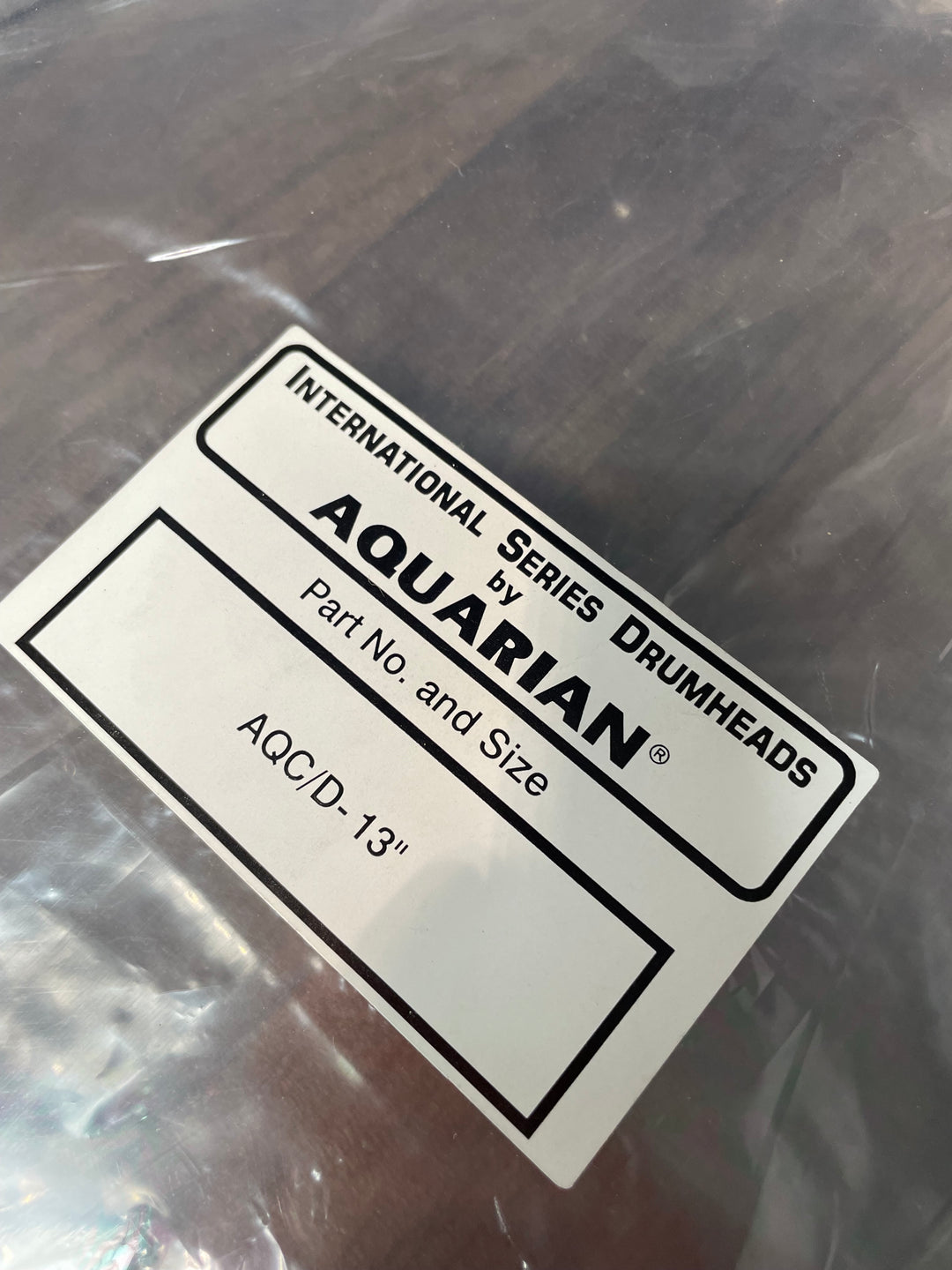 Aqaurian Saturn Clear 13" Tom Drum Head / New/Old Stock #LT91